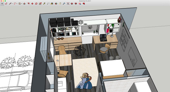 sectioncutface sketchup 2015